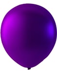 Lila Metallic Ballonger 23 cm - 100 st MEGAPACK