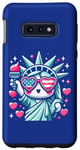 Coque pour Galaxy S10e Statue of Liberty Cute NYC New York City Manhattan Girls