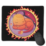 Charmander Hidden Fire Ball Monster of The Pocket Customized Designs Non-Slip Rubber Base Gaming Mouse Pads for Mac,22cm×18cm， Pc, Computers. Ideal for Working Or Game