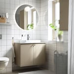 IKEA HAVBÄCK / ORRSJÖN kommod m dörrar/tvättställ/kran 82x49x71 cm