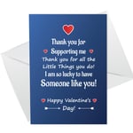 Valentines Day Card Poem Perfect Card For Boyfriend Husband THANK YOU Card