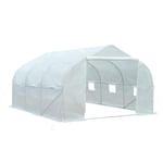 Walk-in Tunnel Greenhouse Gardening Planting Shed Heavy Warm House