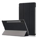 Tri-fold Etui for Samsung Galaxy Tab S7/S8 - Svart