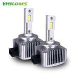 -D1S D3S LED-strålkastare HID D2S D4S D5S D8S D1R D2R D3R Billampor Turbo LED 35000LM CSP-chip 6000K Vit 90W Plug&Play-WELLNGS D1S D1R