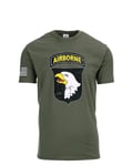 Fostex T-shirt USA 101st Airborne (Grön, XL) XL Grön