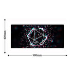 Large Gaming Mouse Mat Pad Large Triangle Space Gaming Mouse Pad 900 * 400 * 3Mm Desk Non Slip Keyboard Gamer Laptop Mousepad 14