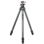 Leofoto - Ranger - Carbon Tripod including Ball Head - Twist-Lock system - Legs adjustable in 3 Angles - Ideal for Macro Photography - LS-323C+LH-40