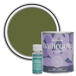 Rust-Oleum Green Water-Resistant Bathroom Tile Paint in Matt Finish - Jasper 750ml