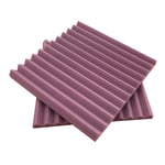 TOPCL Sound-absorbing Cotton Triangular Grooves Acoustic Soundproofing Insulation Foam Board Mat Sheet 12 Pcs