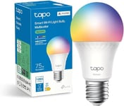 Tapo Matter Ampoule Connectée WiFi, Ampoule LED E27 Multicolore 2500K-6500K, 8.6 W 1055Lm, Compatible avec Alexa, Google Home et Apple Home, Commande Vocale, Economie d'énergie, Tapo L535E