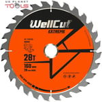 WellCut TCT Saw Blade 160mm x 28T x 20mm Bore Suitable For Festool - TS55