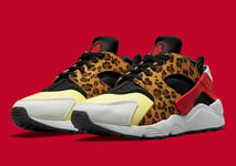 NIKE AIR HUARACHE ,,SNKRS Day'' Leopard Print SIZE UK 10.5 EUR 45.5 (DM9092 700