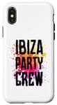 Coque pour iPhone X/XS Ibiza Party Crew Colorful | Vacation Team
