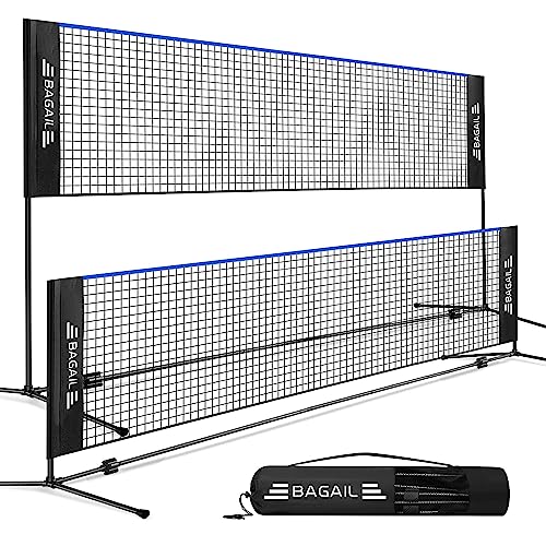 Filet De Badminton/tennis 510 Cm - Hauteur Réglable Jusqu'à 150 Cm - Sac De Transport Inclus - 11