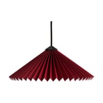 HAY Matin Pendant hanging lamp 30x30 cm Oxide red