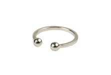 SYSTER P STRICT BALL RING SILVER Unisex