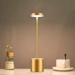 2022 New Cordless Table Lamp, 6000mah Rechargeable Battery, 2 Brightness Levels golden
