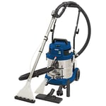 Draper 230V Wet and Dry Shampoo Vacuum Cleaner 20l - Home DIY Car Carpet Workshop and Professional Use
