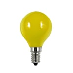 Glödlampa klot gul E14 25W