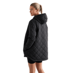 aim'n Black Oversized Quilted Anorak Svart