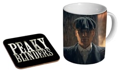 Peaky Blinders Tom Shelby Rain Ceramic Coffee MUG + Coaster Gift Set …