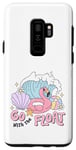 Galaxy S9+ Flamingo Go With The Float Summer Pool Party Vacation Cruise Case