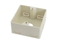 Stöd För Keystone-Modul För Ytmontering 80X80 Ren Vit Synergy 21