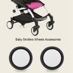 2 Stroller Wheel Accessories For Yoya Vovo Baby Strollers Rubber Wheels UK