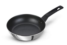 Prestige - 9x Tougher - Frying Pan -Ultra Durable Stainless Steel - Non-Stick - Induction Suitable - Dishwasher and Oven Safe - 21cm
