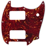 Musiclily Pro 9 Holes HH Pickguard 2 Humbuckers For Squier Bullet Mustang Guitar