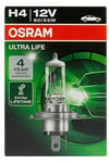 Osram H4 60/55W 12V P43T ULTRA LIFE