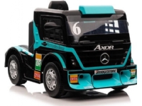 Lean Cars Enseters elbil for barn Mercedes-Benz Axor XMX622, blå