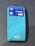 FC SCHALKE  - BLUE MATCH DAY SOCKS - SIZE (JNR UK 12-2) - BNWT