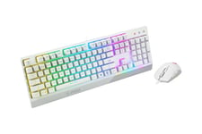 MSI Vigor GK30 combo - tastatur og mus-sæt - tysk - hvid