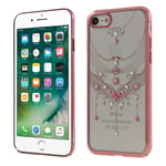 Kavaro Skal med Swarovski stenar till iPhone 7/8/SE 2020 - Rose Butterfly - TheMobileStore iPhone 7 tillbehör