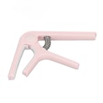 (Pink)Acoustic Guitar Capo Durable ABS Spring Electric Guitar Capo For Ukulele