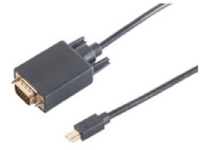 shiverpeaks BS10-54025, 1 m, VGA (D-Sub), Mini DisplayPort, Hankoppling, Hankoppling, Guld