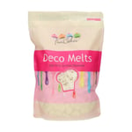 FunCakes Deco Melts Extra Vit, Storpack 1 Kg Extreme White - Funcakes Pink