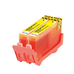 2 Yellow Ink Cartridge For HP Photosmart 5510 5510 5512 5524 5525 eAIO 364XL