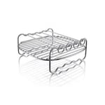 Air Fryer Rack-_HD9904/00 Double Layer Shelf Skewer RackAir Fryer Grill with Skewers Accessories Multi-Purpose Stainless Steel Airfryer Grill Grate, Compatible with air Fryer and More