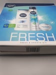New Nivea Men Fresh & Smooth Kit | UK Free And Fast Dispatch