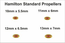 RC VINYL STICKERS PRECUT HAMILTON STANDARD PROPELLER DECALS 10mm -13mm  FPRC814