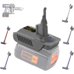 Batteriadapter fra Black&Decker 36V for Dyson V7 V8