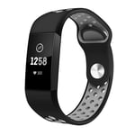 Fitbit Charge 3 Sport Silicone Strap Black/Grey