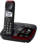 Panasonic KX-TGM420AZB Amplified Cordless Phone with Answering Machine (KX-TGM420)