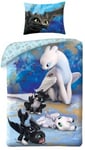 How to Train Your Dragon ''light shade'' Påslakanset 140x200 cm