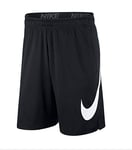 Nike Men's Dri-FIT Training Shorts, Black/White, S