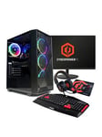 Cyberpower Eurus Gaming Pc Bundle - Intel Core I3 12100F, Gtx 1650 Gaming Pc With 23.8In Fhd Monitor, Headset, Keyboard, Mouse And Mouse Pad