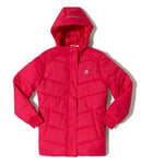 Adidas Girls Junior Hooded Jacket Pink Girls Winter Coat Age 13-14 Years
