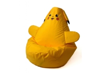 Pikachu gul Sako taske pouffe XL 130 x 90 cm